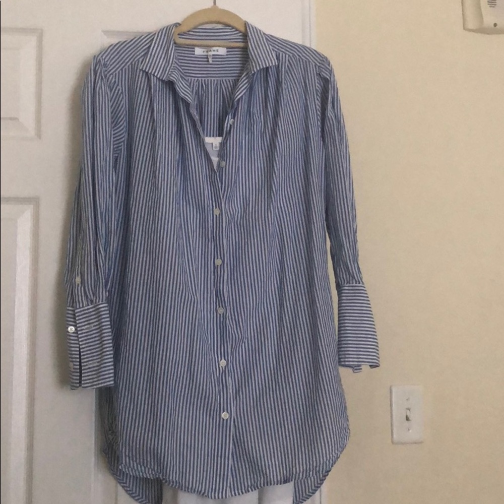 Frame shirt dress